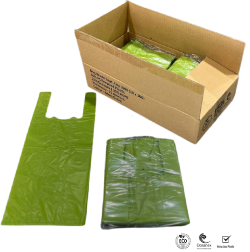 Dog Poo Bags 50% Recycled Plastic, 25% Oceanex Moss Green